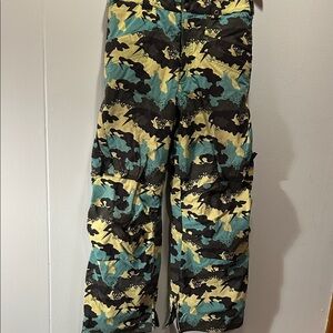Burton snowboard snow skiing pants with detachable warm liners size L